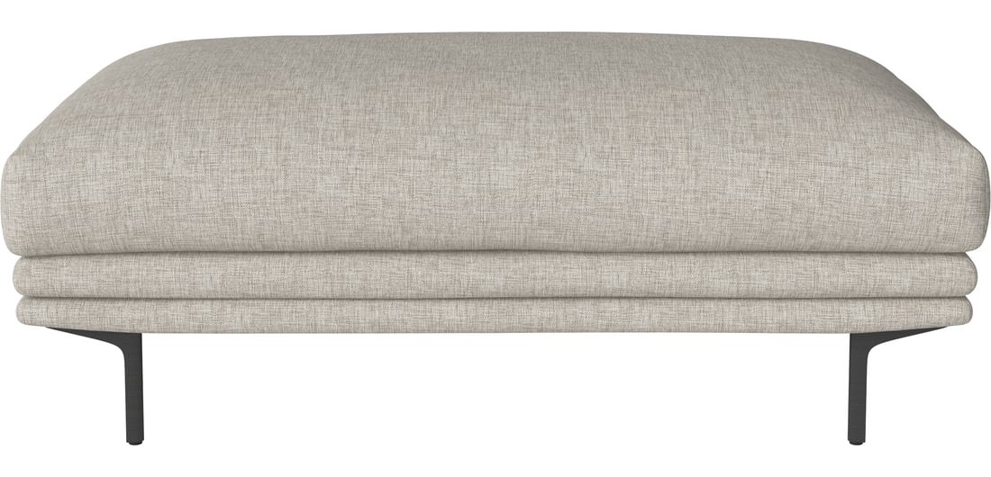 Bolia Puf Lomi 125x70 cm Nantes - Țesătură Netedă, Nisip 125x70x48 cm 1