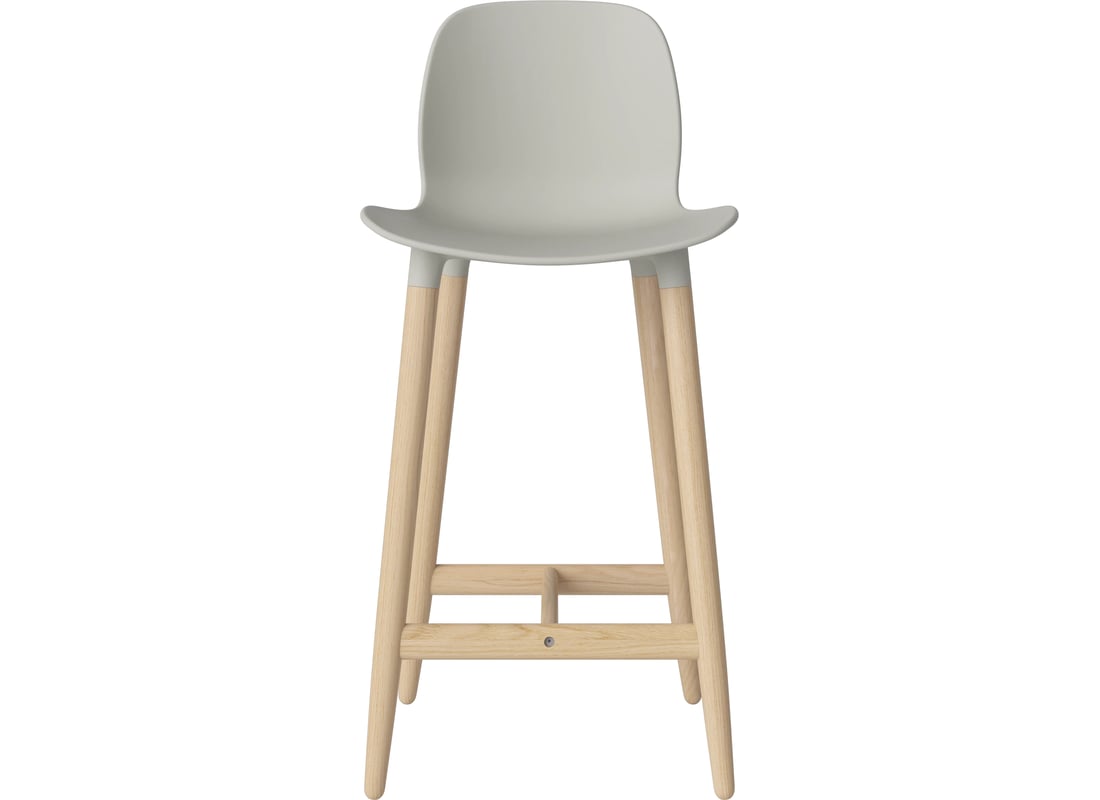 Bolia Scaun Înalt Seed H66 cm - Picioare din Polipropilen/Lemn Polipropilen Gri 43×42,1×91,5 cm 2