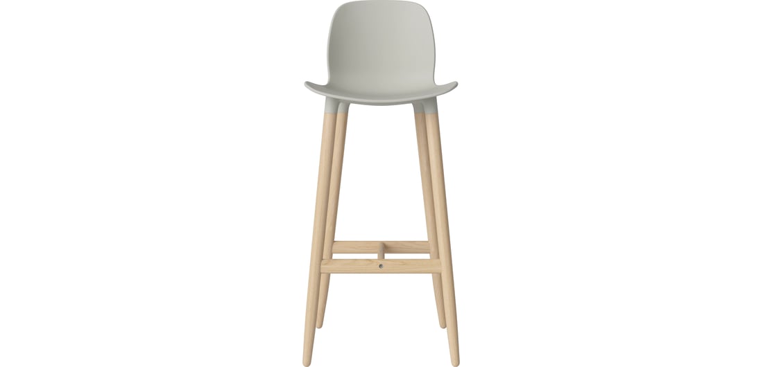 Bolia Scaun Înalt Seed H76 cm - Picioare din Polipropilen/Lemn Polipropilen Gri 43,7×45×102,5 cm 1