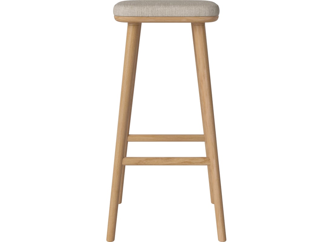 Bolia Scaun de Bar Flor H77 cm Baize - Ţesătură Netedă, Nisip 2