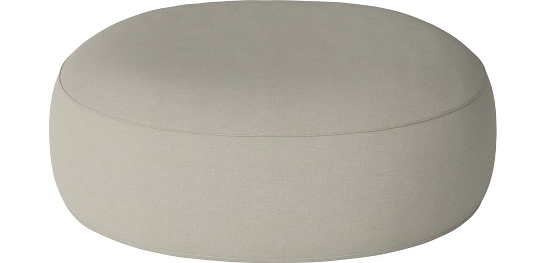 Bolia Puf de Exterior Calm 90 cm Brezza - Țesătură de Exterior, Nisip 90×90×36 cm 1