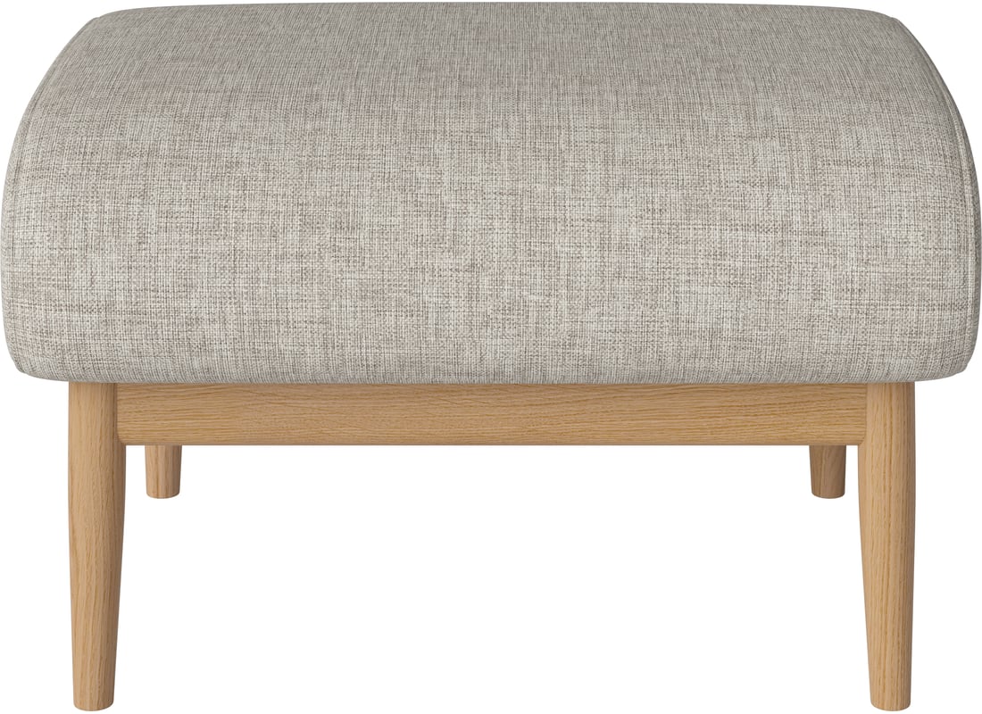 Bolia Taburet Visti din Țesătură Netedă Nantes, Nisip 2