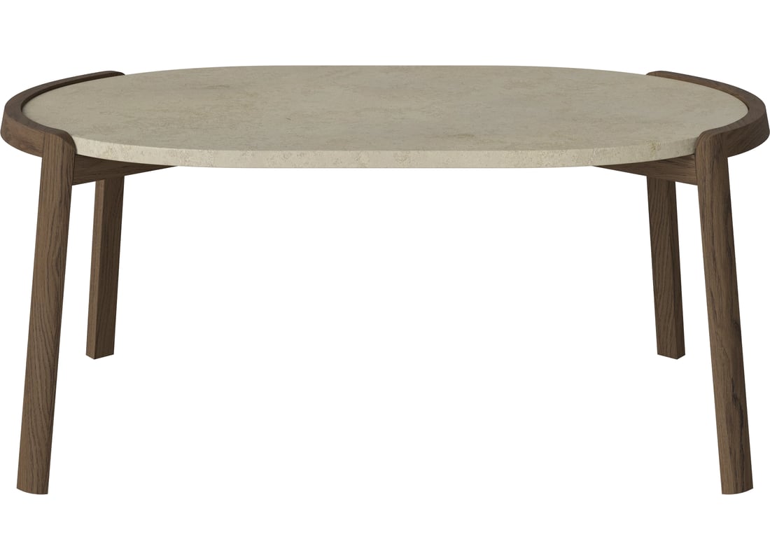 Bolia Masă Ovală de Cafea Mix 95×61 cm 2