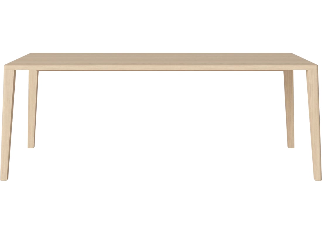 Bolia Masă de Dining Graceful 200×95 cm - 30 mm Stejar Alb Uluit, Masiv 95×206×74 cm 2