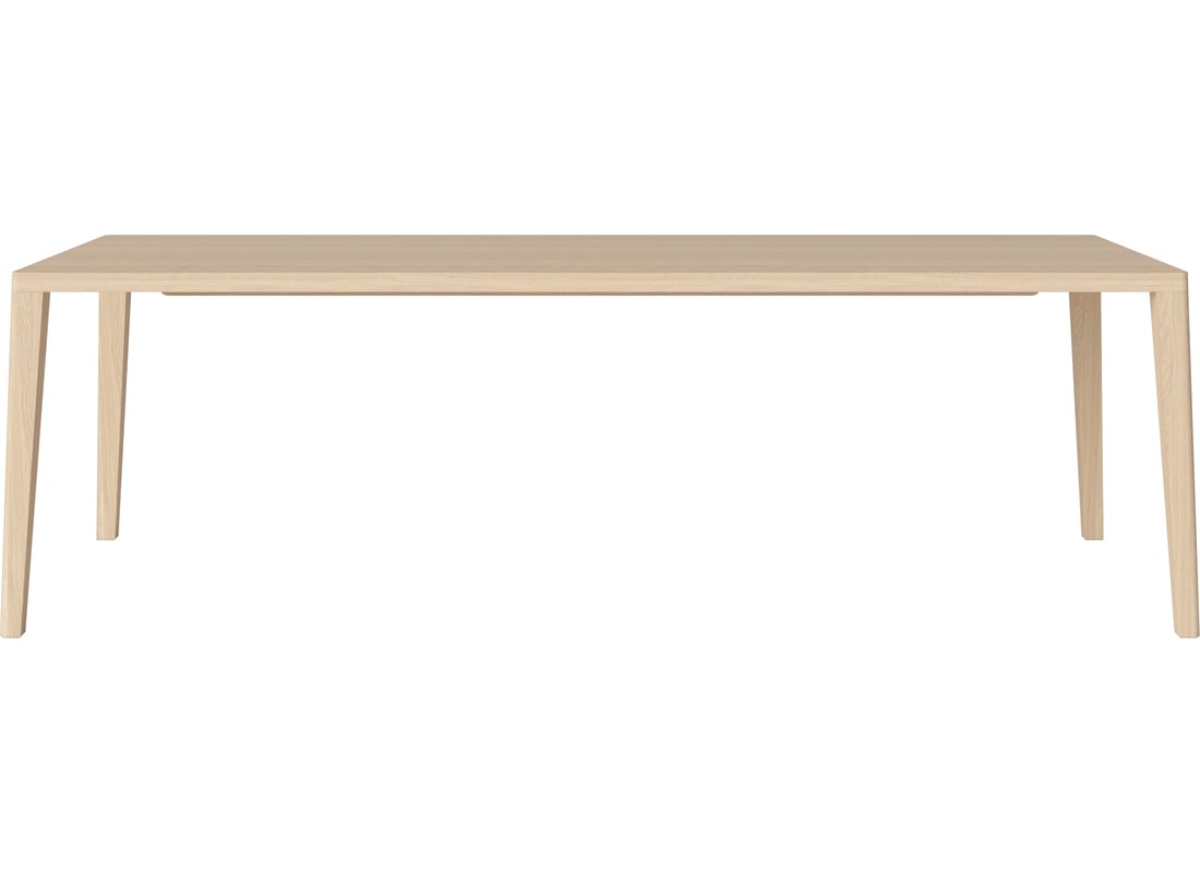 Bolia Masă de Dining Graceful 240×95 cm - 40 mm Stejar Alb Uluit, Masiv 2