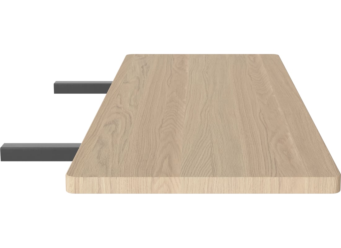 Bolia Panou Lateral Graceful 2 buc. - 30 mm Stejar Alb Uluit, Masiv 95×50×3 cm 2