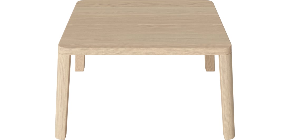 Bolia Masă de Cafea Graceful 60×60, H32 cm Lemn de Stejar Alb, Masiv 1