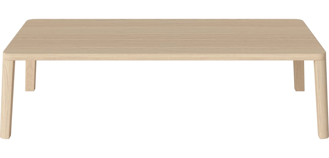 Bolia Masă de Cafea Graceful 120x60, H32 cm din Stejar Alb Uluit 1