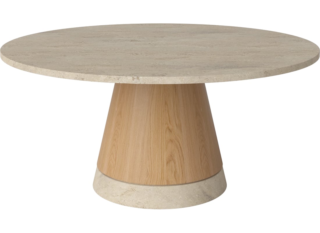 Bolia Masă de Cafea Piro Marmură Ø90 cm 44 cm 2