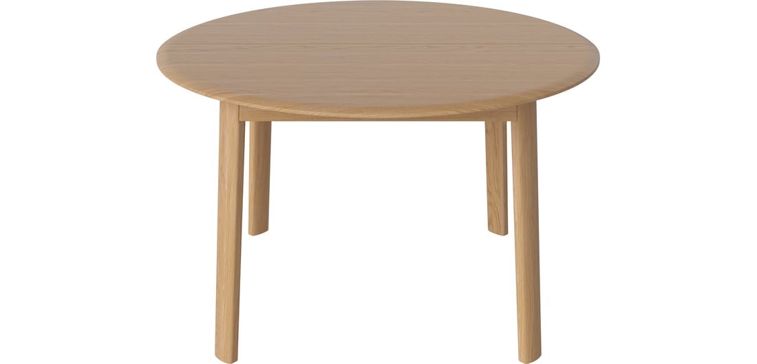 Bolia Masă Rotundă de Dining Palo Ø121 cm cu Extensie Stejar Uluit Ø121×74 cm 1