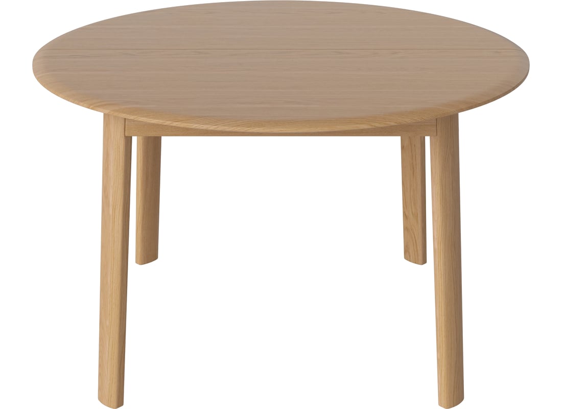 Bolia Masă Rotundă de Dining Palo Ø121 cm cu Extensie Stejar Uluit Ø121×74 cm 2