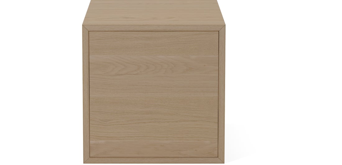Bolia Modul Raft Case 1×1 cu Sertar 35 cm Stejar Alb Uluit, Furnir 1