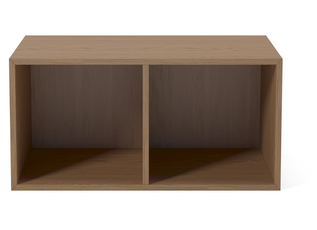 Bolia Modul Raft Case 1x2 - 35 cm Olierat Stejar, Furnir 70x35x35 cm 2