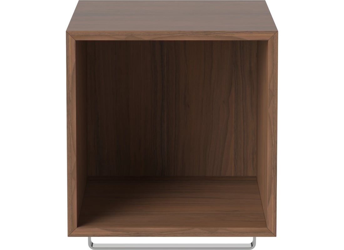 Bolia Modul de Raft Case 1x1 cu Bară de Umerașe - 35 cm Nuc Uluit, Furnir 2