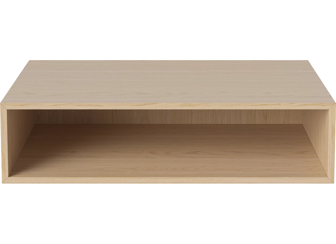 Bolia Modul de Birou Case 80×20 cm Furnir din Stejar Albit și Uluit 2