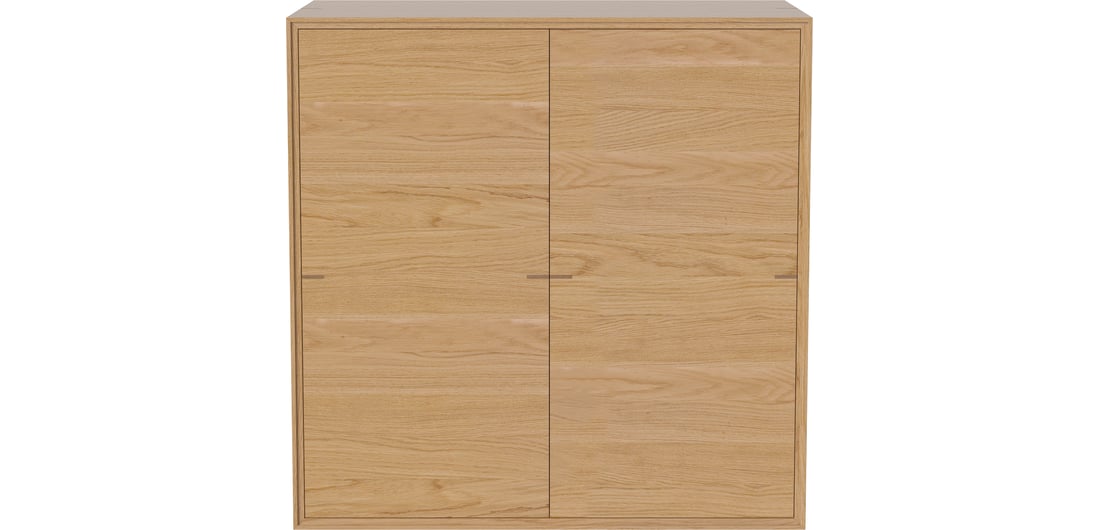 Bolia Dulap Vega 4 Compartimente 70×70×35 cm Stejar Uluit 1