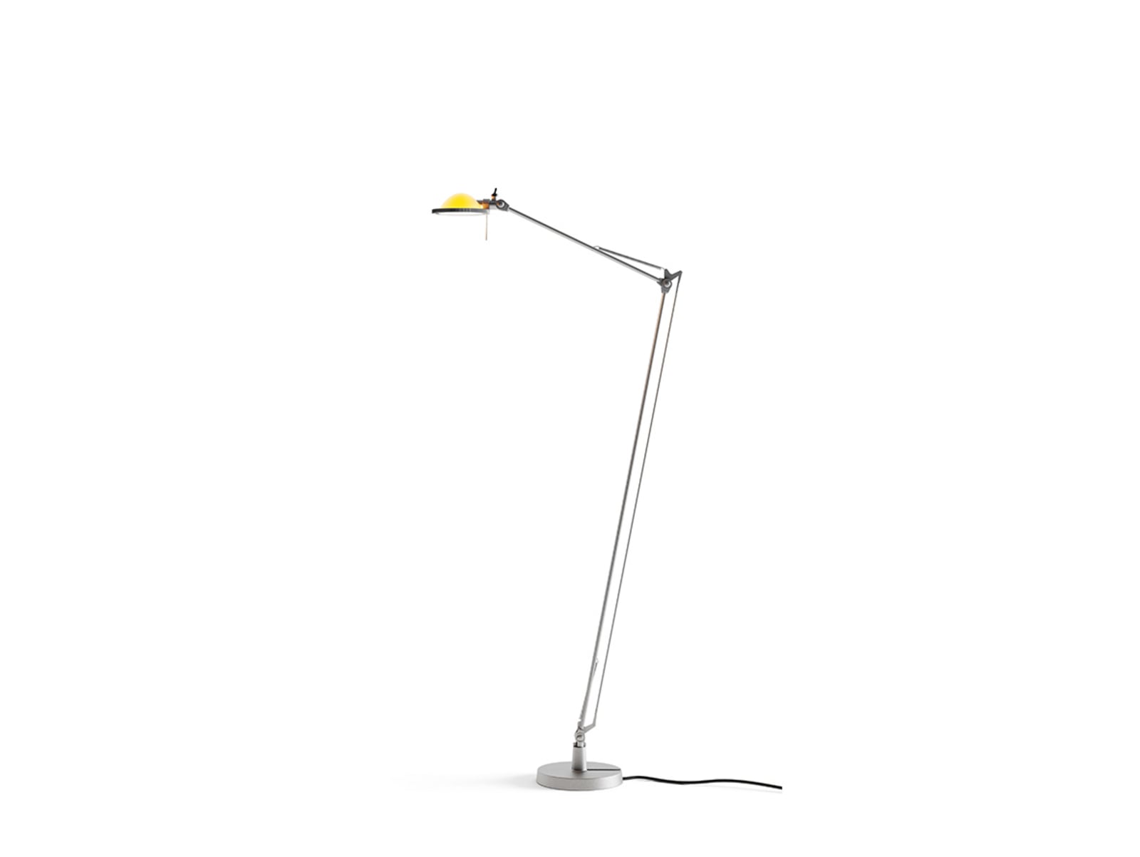 Luceplan lampadar Berenice | Aluminiu cap galben