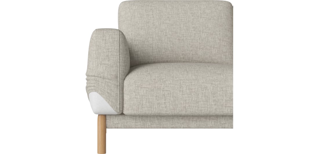 Bolia Canapea cu Șezlong Chleo Dreapta Nantes - Țesătură Fină, Nisip 242×95×79 cm 1
