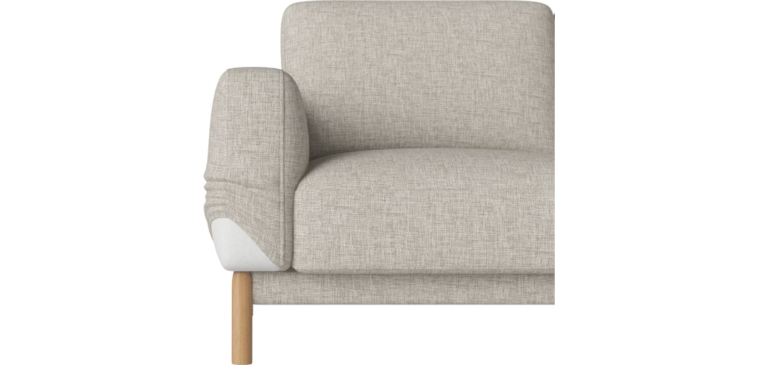 Bolia Husă de Canapea 4 Locuri Chleo | Nantes - Țesătură Netedă, Nisip