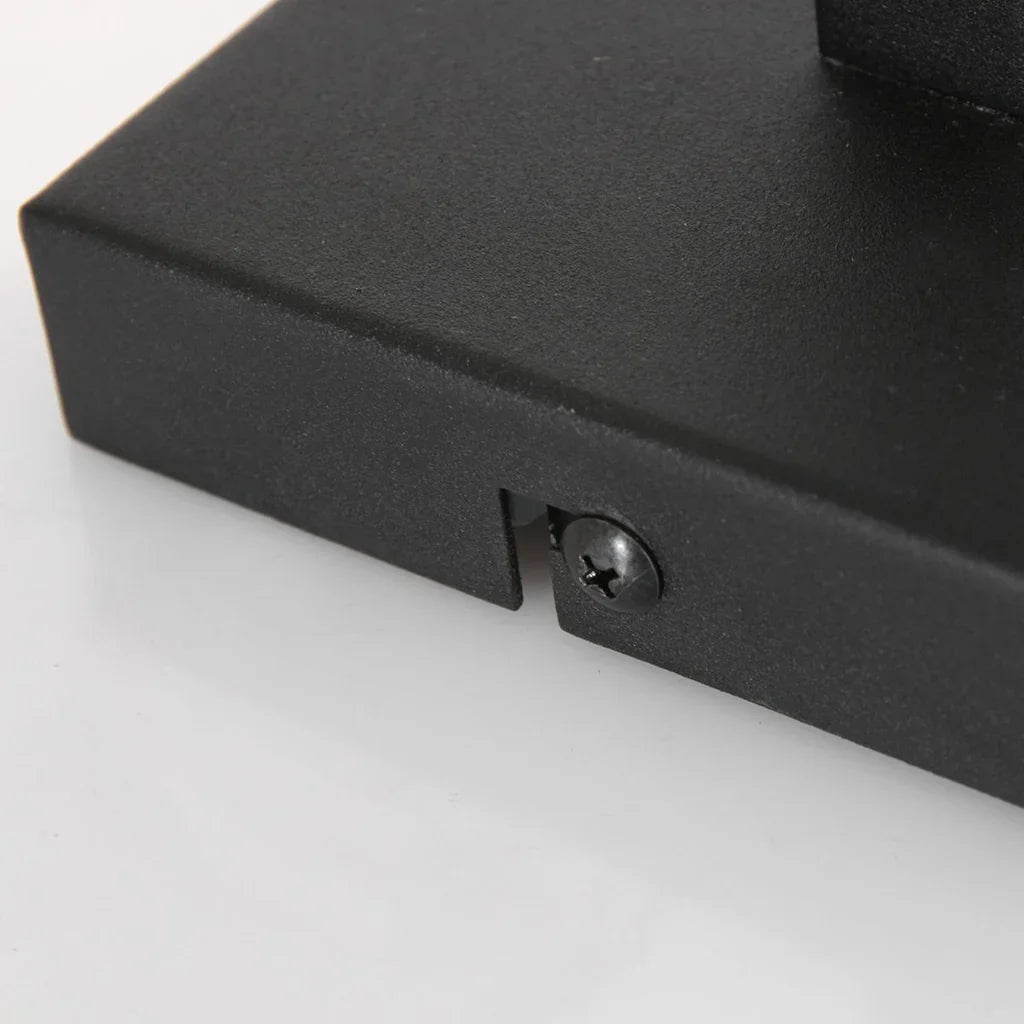 Lampă de perete Stang 8208ZW Negru + Abajur Velur Albastru