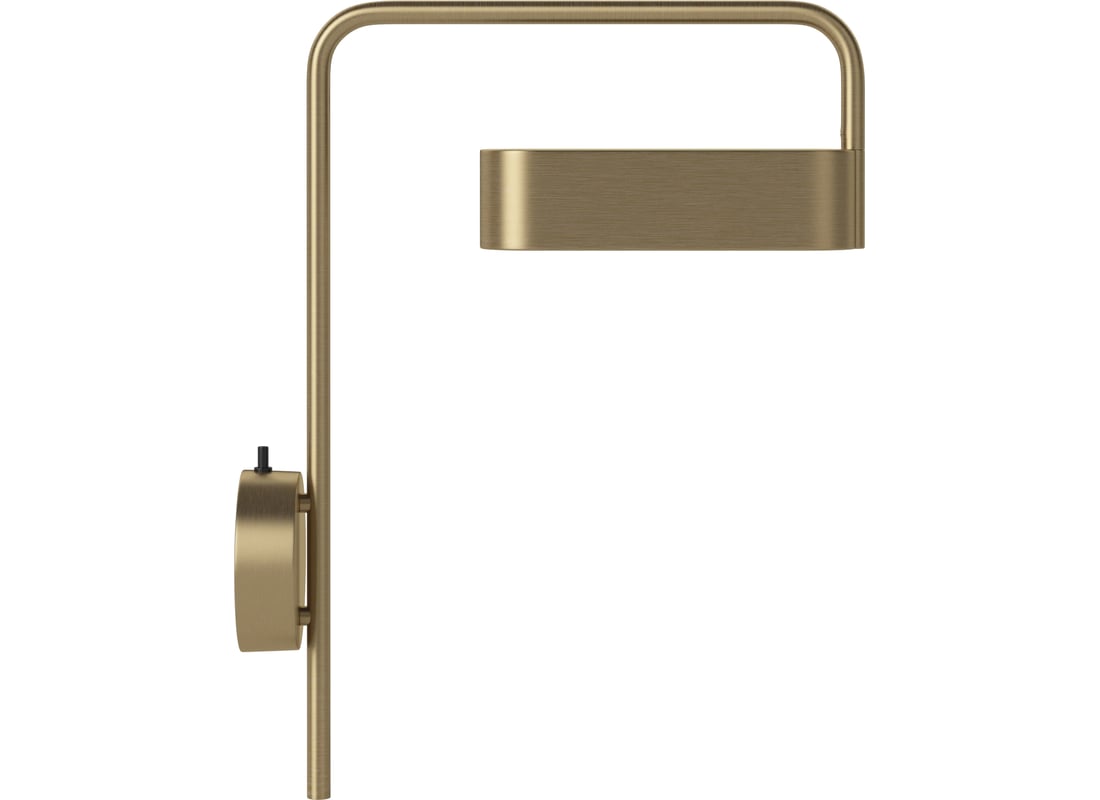 Bolia Lampă de Perete Scribe Fier Galben Antic Mat 2