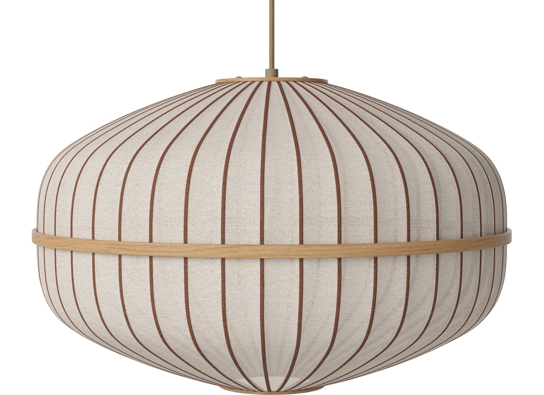 Bolia Pendul Lucén - Elipsă Stejar Uluit 60×60×39 cm 2