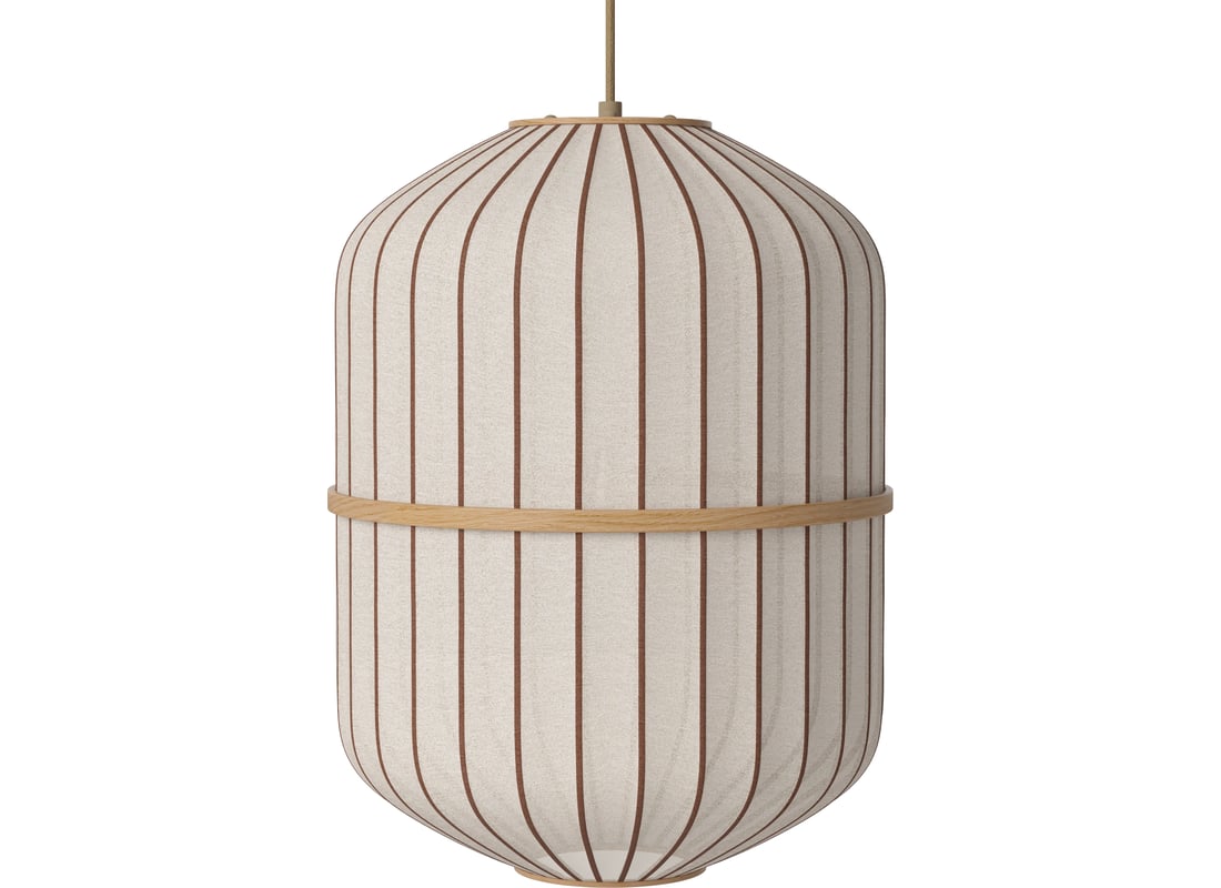 Bolia Pendul Lucén - Cilindru Stejar Uluit 40×40×54 cm 2