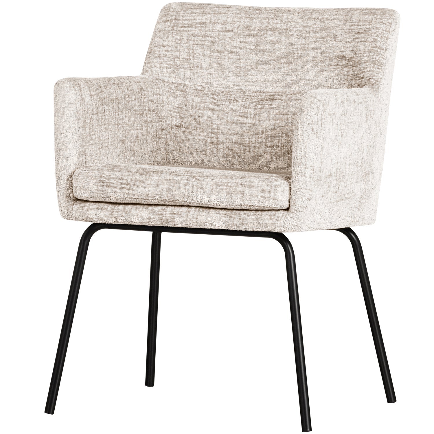WOOOD scaun dining KAM | poliester | Alb | 78x59x56 cm