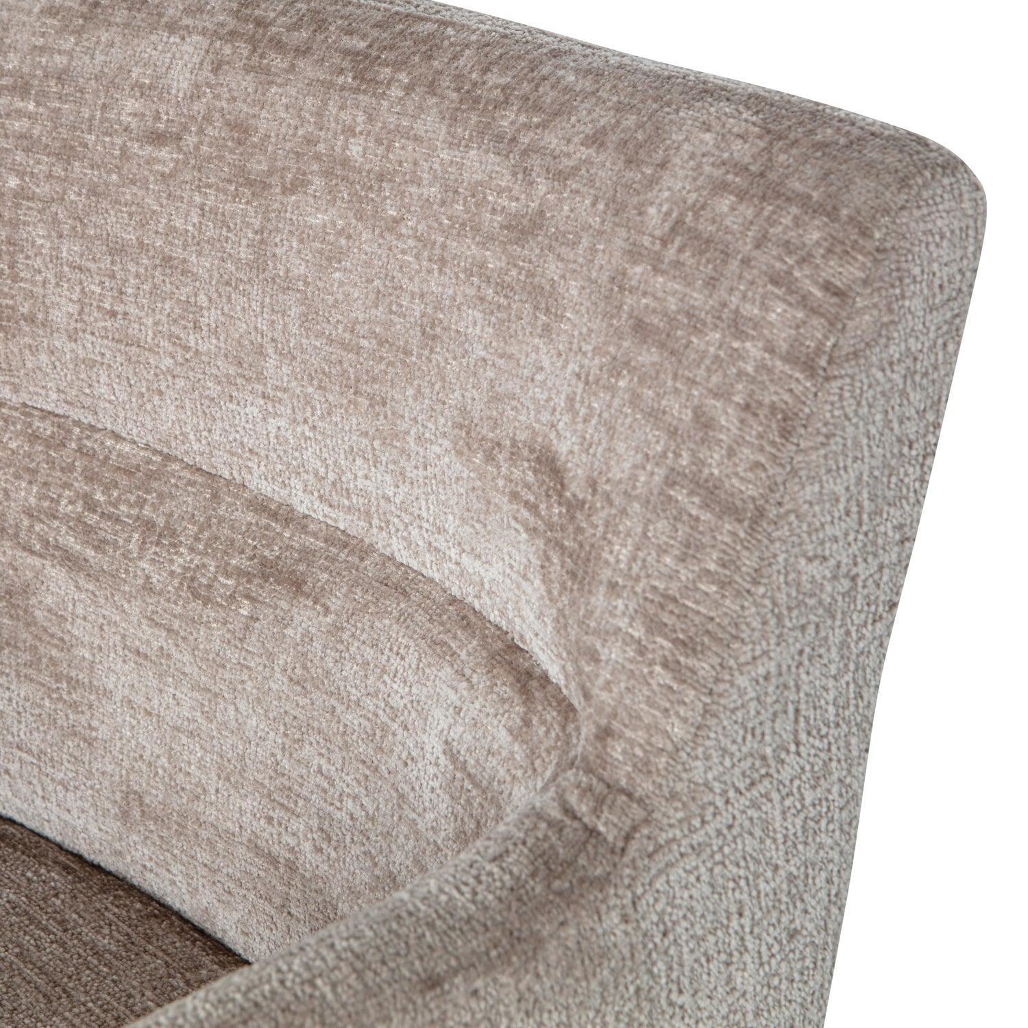 KAM DINING CHAIR WITH ARMREST SAND