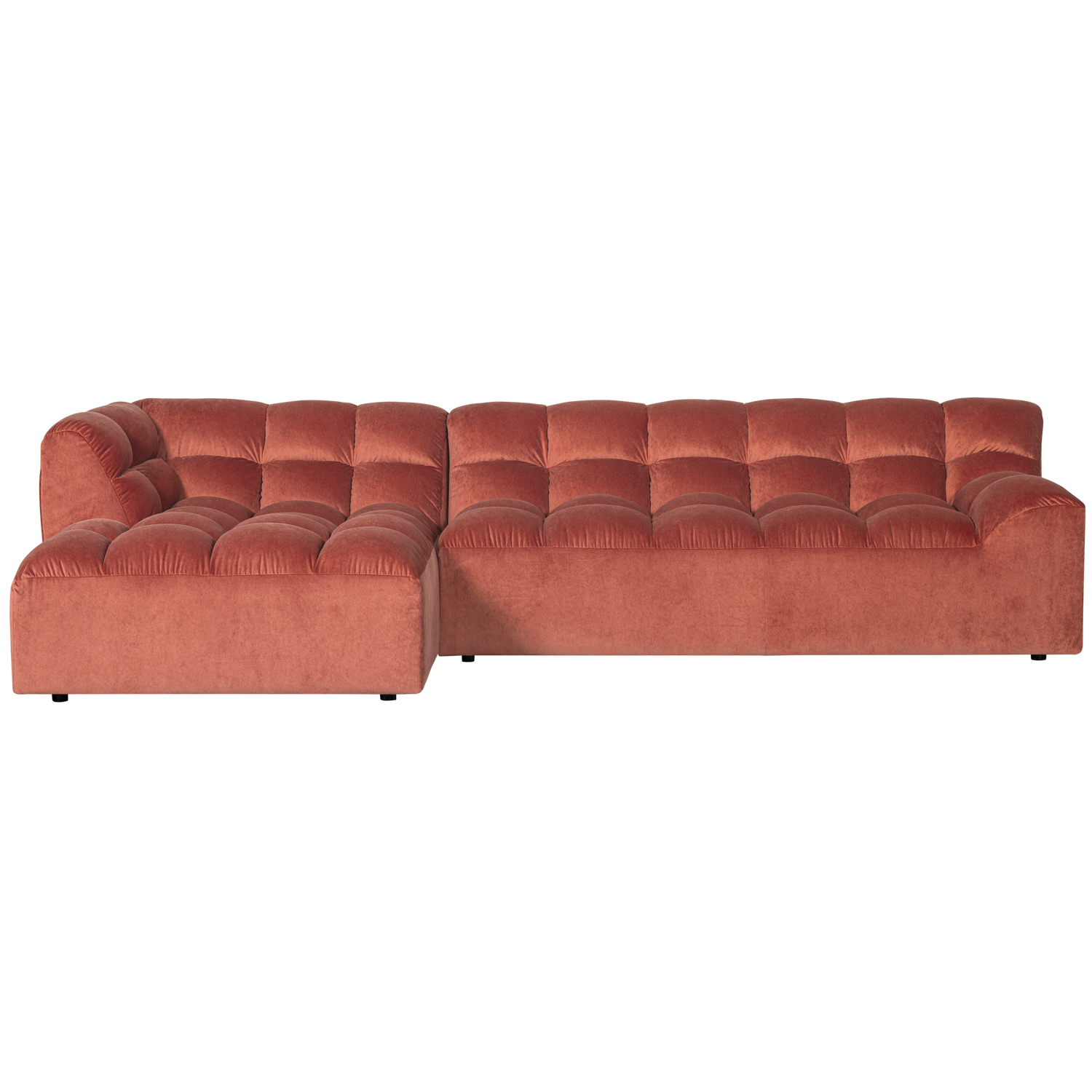 WOOOD canapea mare ALLURE CHAISE LONGUE | 100% Pes | Blush | 79x324x165 cm