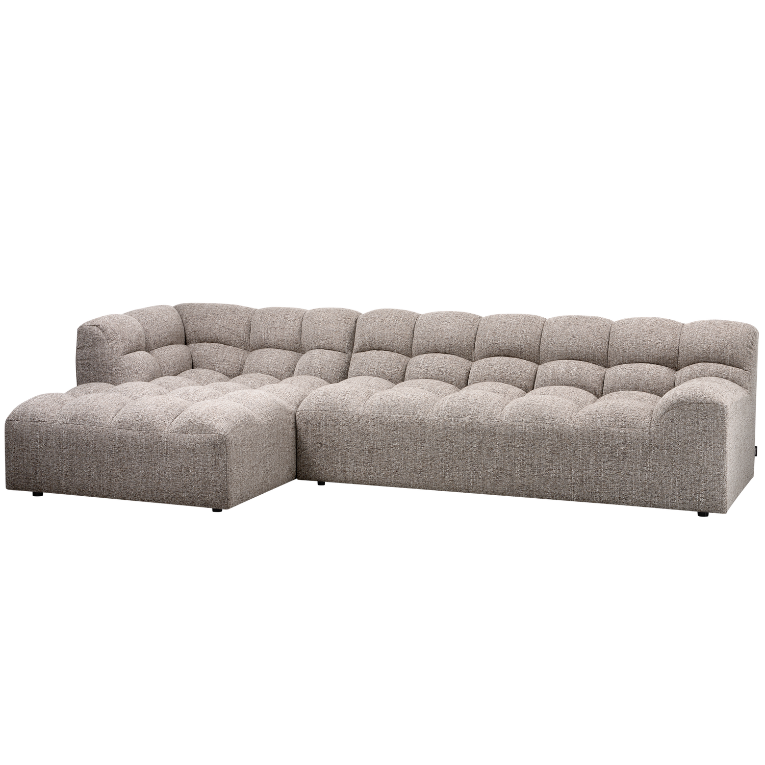 WOOOD canapea mare ALLURE CHAISE LONGUE | 94% Pes / 6% Ny | Lut | 79x324x165 cm