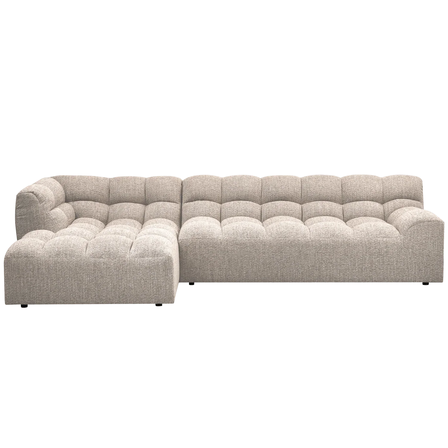 ALLURE CHAISE LONGUE LEFT WOVEN NATURAL MELANGE