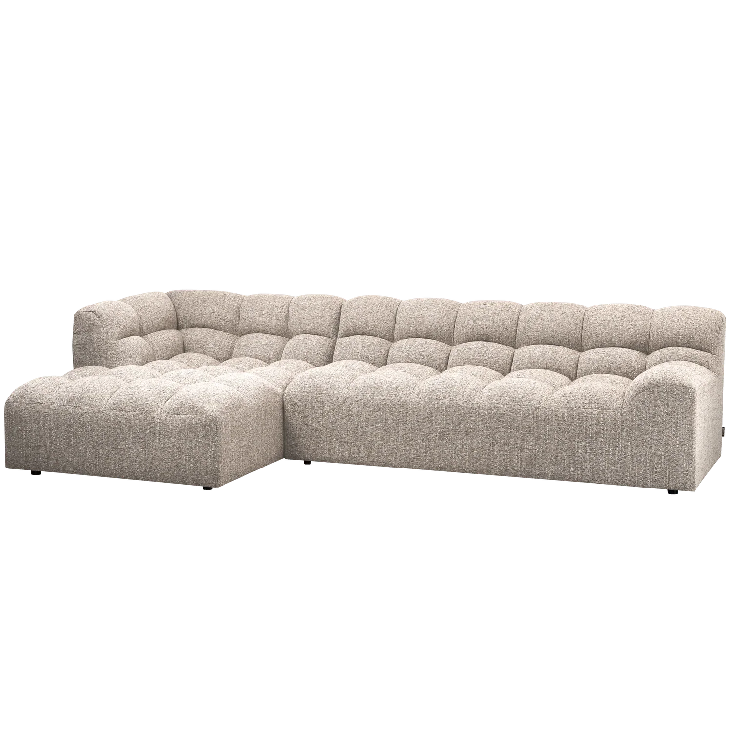 ALLURE CHAISE LONGUE LEFT WOVEN NATURAL MELANGE
