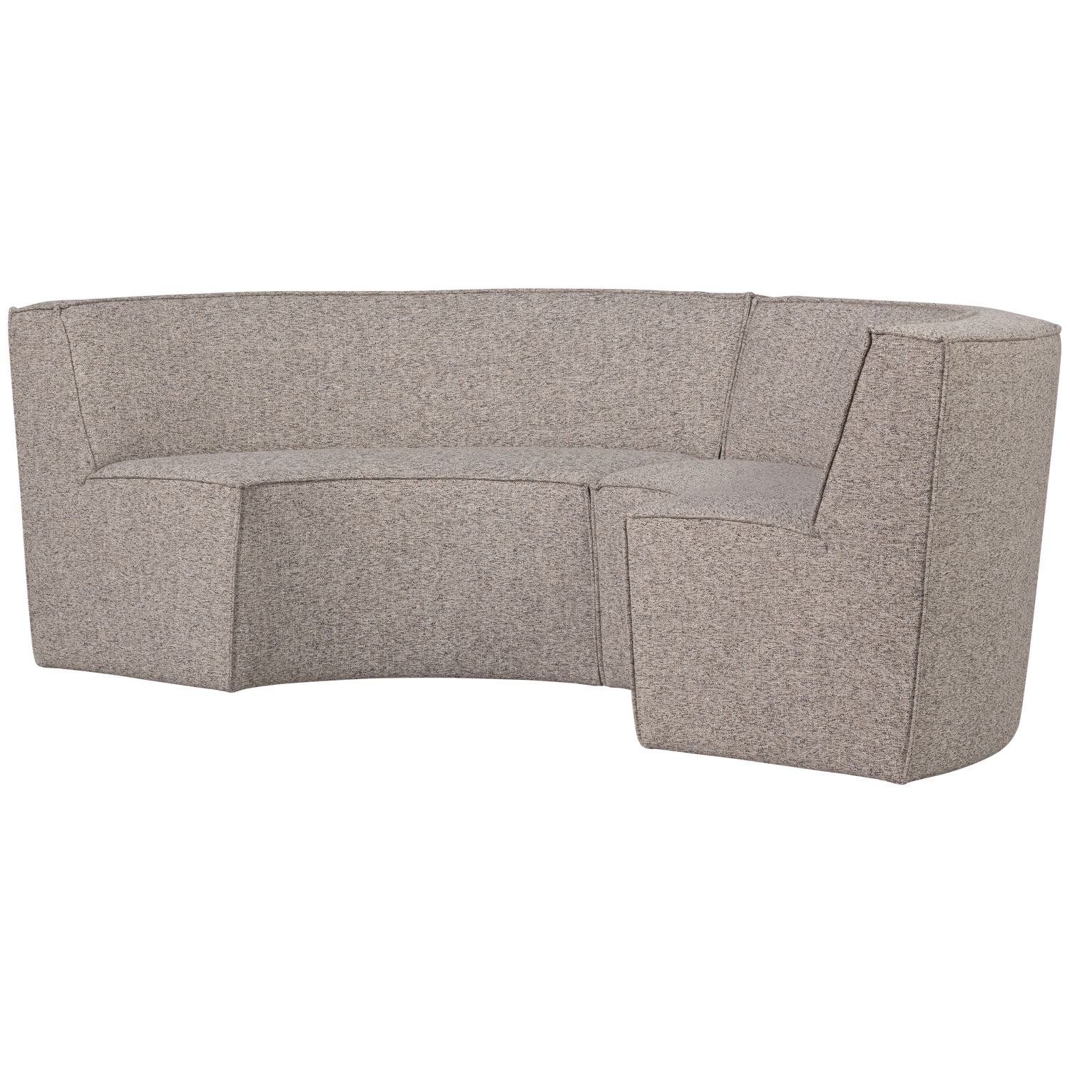 WOOOD canapea 4 locuri EUROPA | 94% Pes / 6% Ny | Nisipiu | 85x262x131 cm