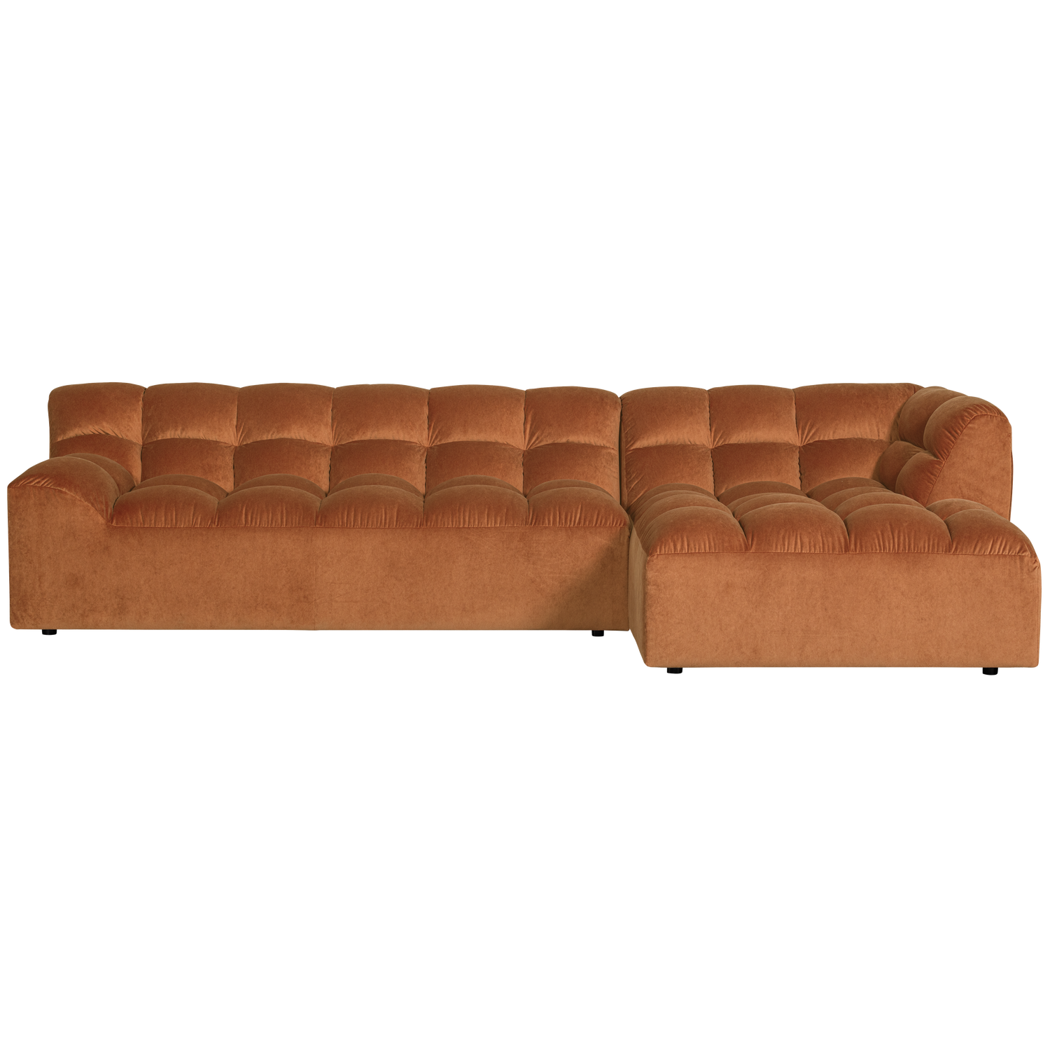 WOOOD canapea mare ALLURE CHAISE LONGUE | 100% Pes | Terra | 79x324x165 cm