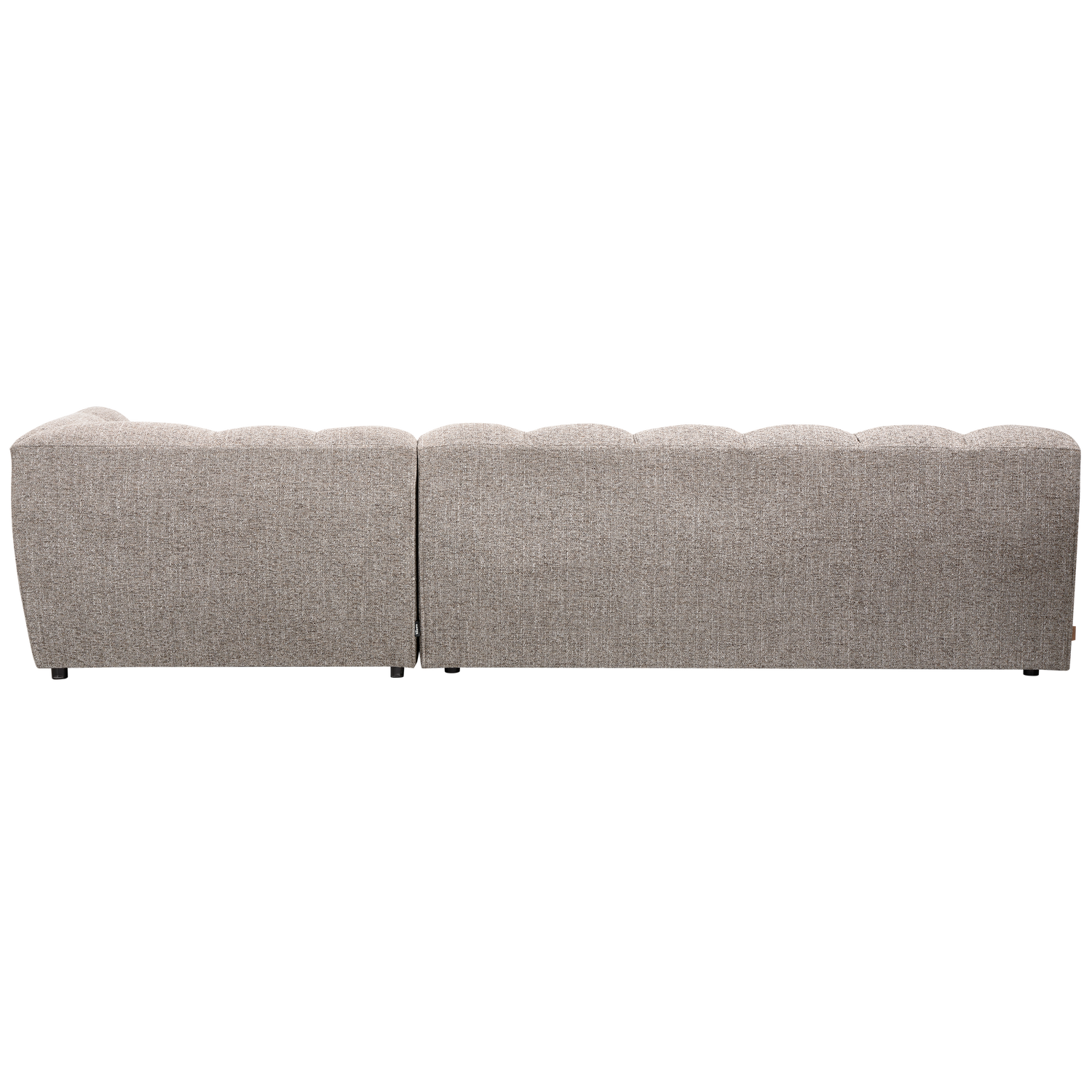 WOOOD canapea mare ALLURE CHAISE LONGUE | 94% Pes / 6% Ny | Lut | 79x324x165 cm
