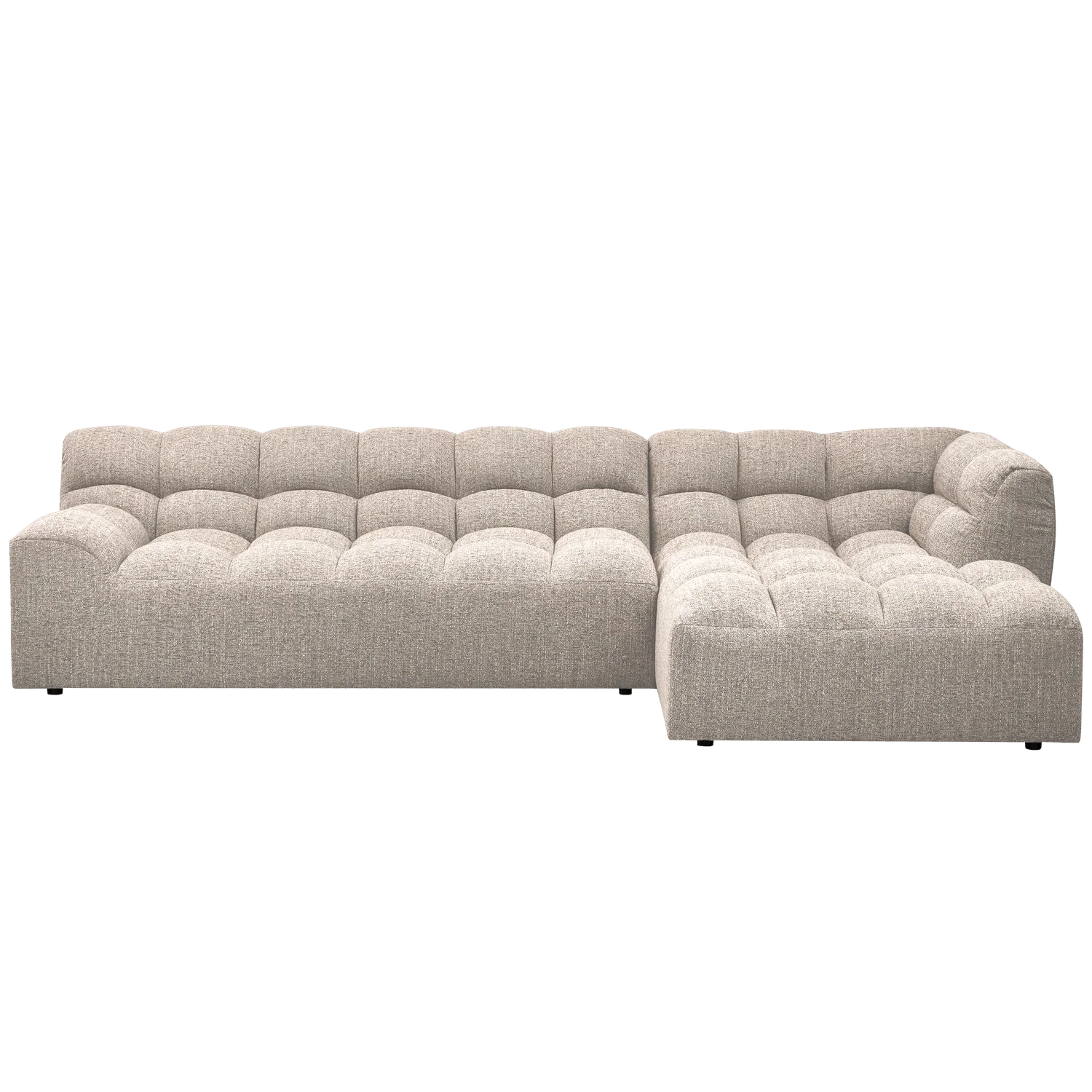 ALLURE CHAISE LONGUE RIGHT WOVEN NATURAL MELANGE