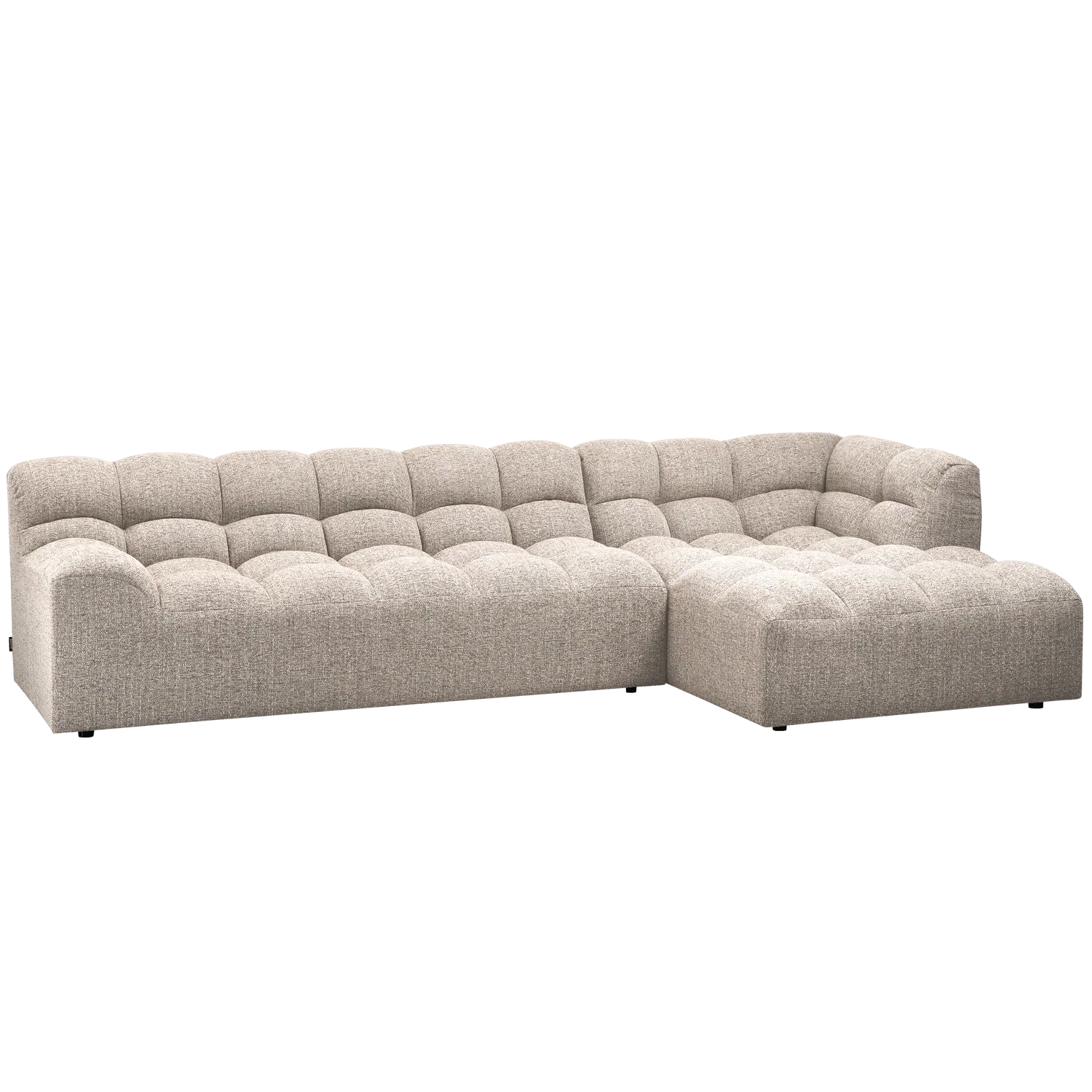 ALLURE CHAISE LONGUE RIGHT WOVEN NATURAL MELANGE