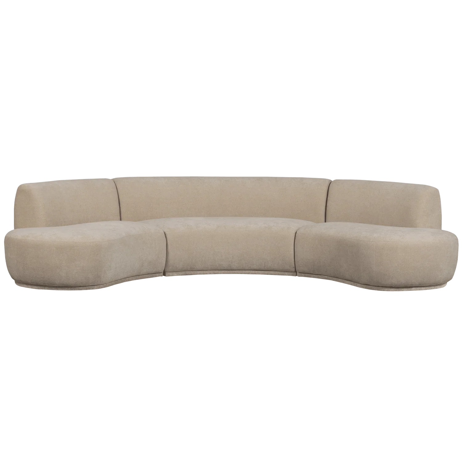 BATAVIER HALF ROUND SOFA NATURAL
