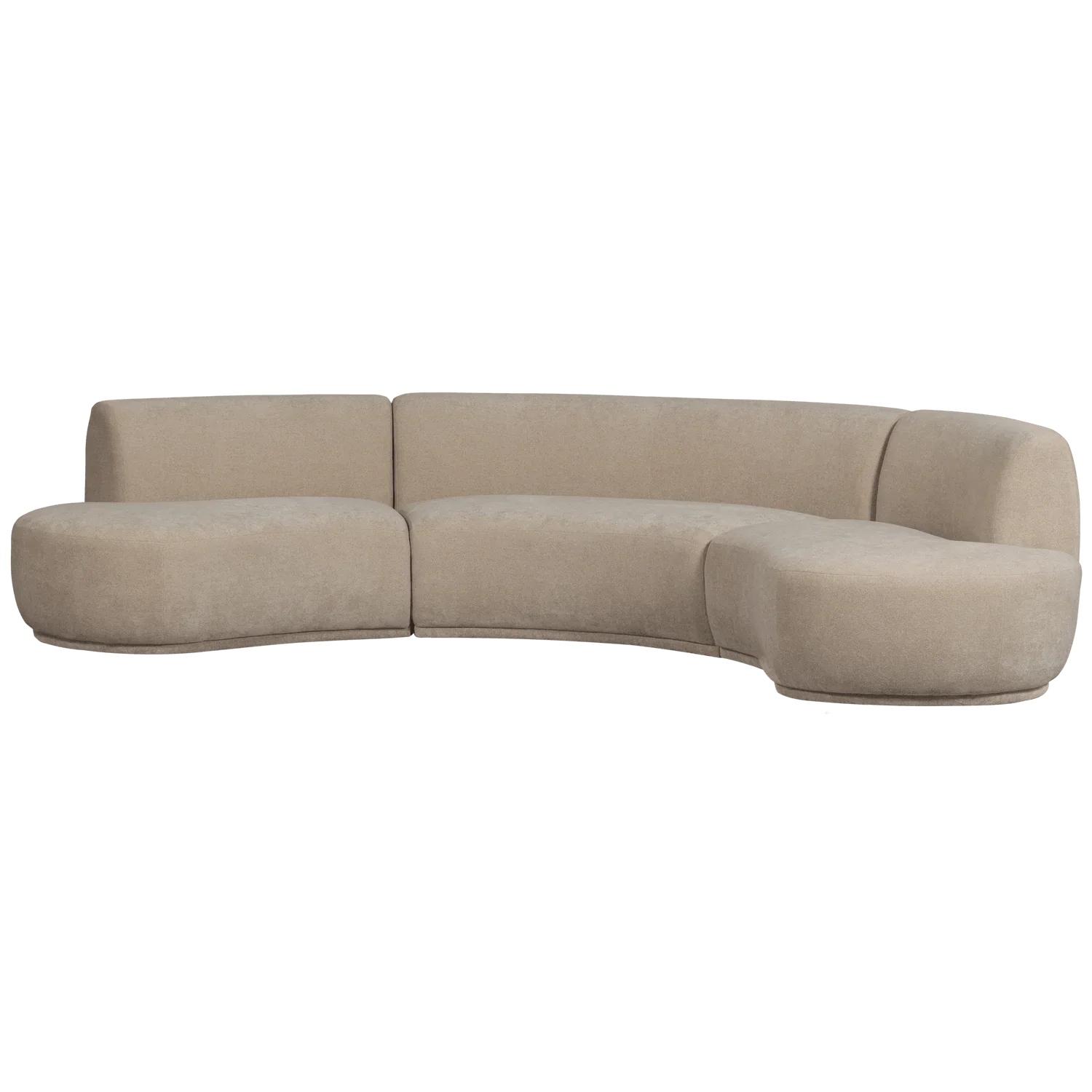 BATAVIER HALF ROUND SOFA NATURAL