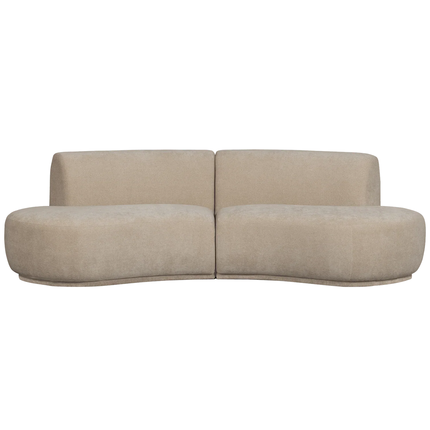 BATAVIER HALF ROUND SOFA NATURAL