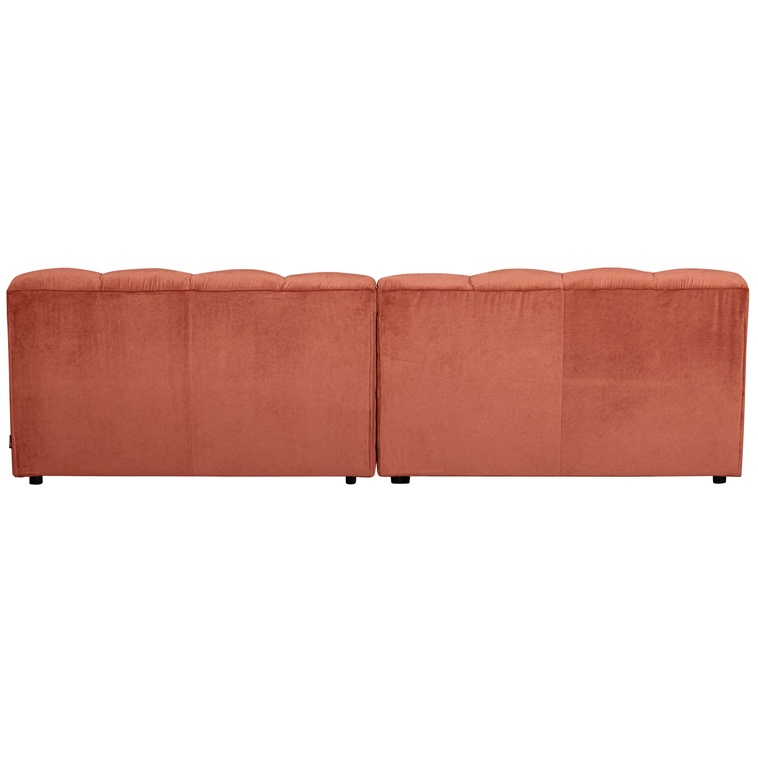 WOOOD canapea 3 locuri ALLURE | 100% Pes | Blush | 79x280x86 cm