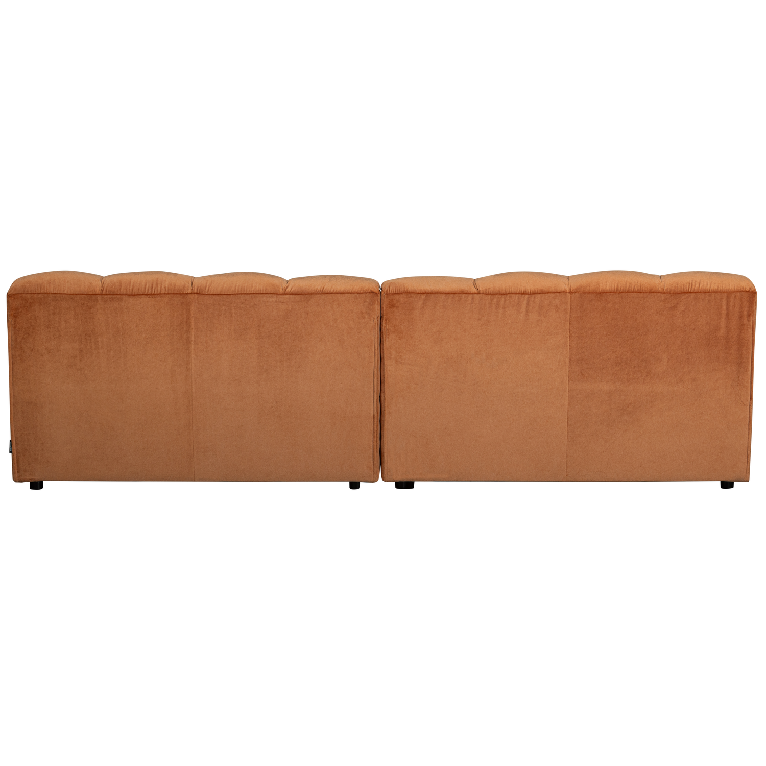 WOOOD canapea 3 locuri ALLURE | 100% Pes | Terra | 79x280x86 cm