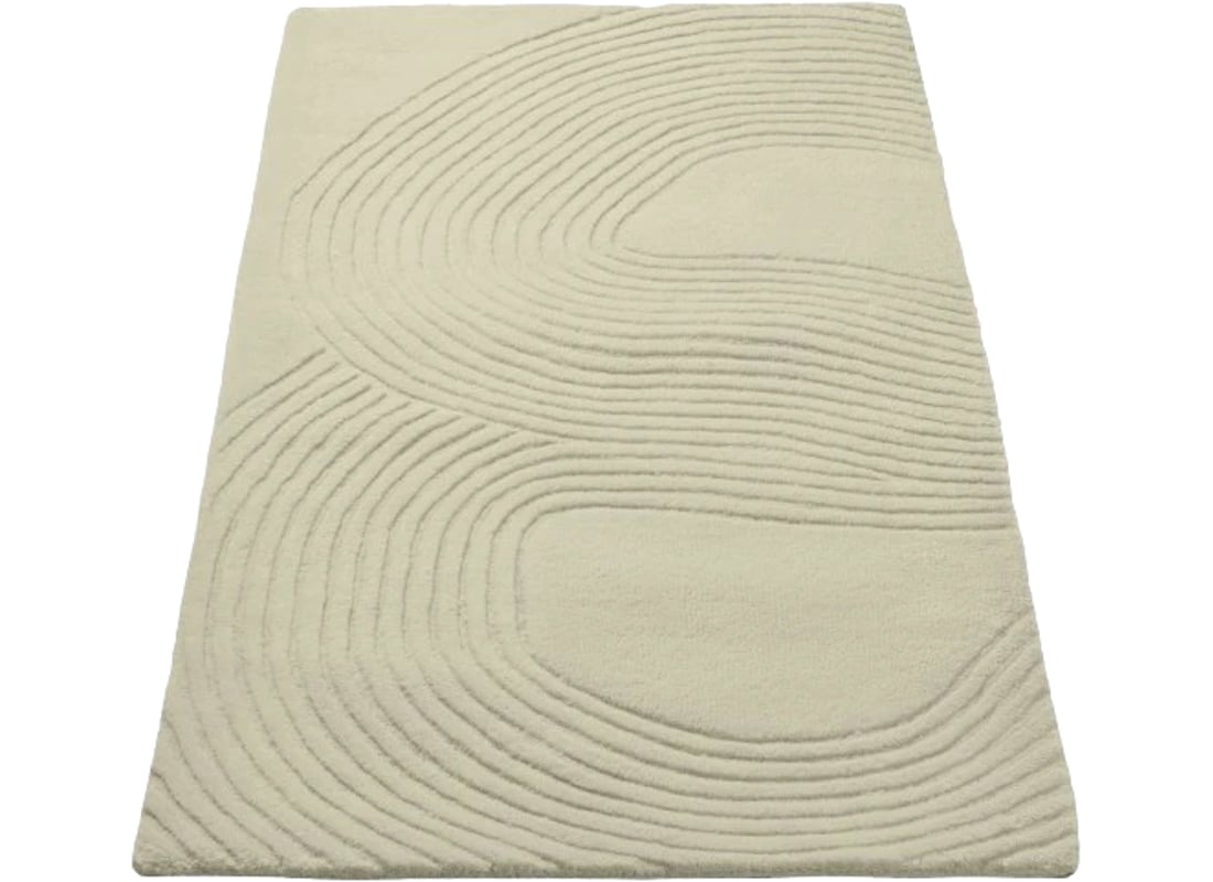 Bolia Covor Decorativ Lung Zen Shaped Creme 80×250×1,5 cm 2