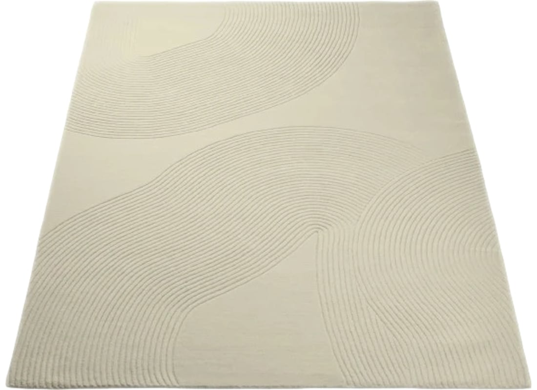 Bolia Covor Zen Shaped - Pătrat Crem 250×250×1,5 cm 2