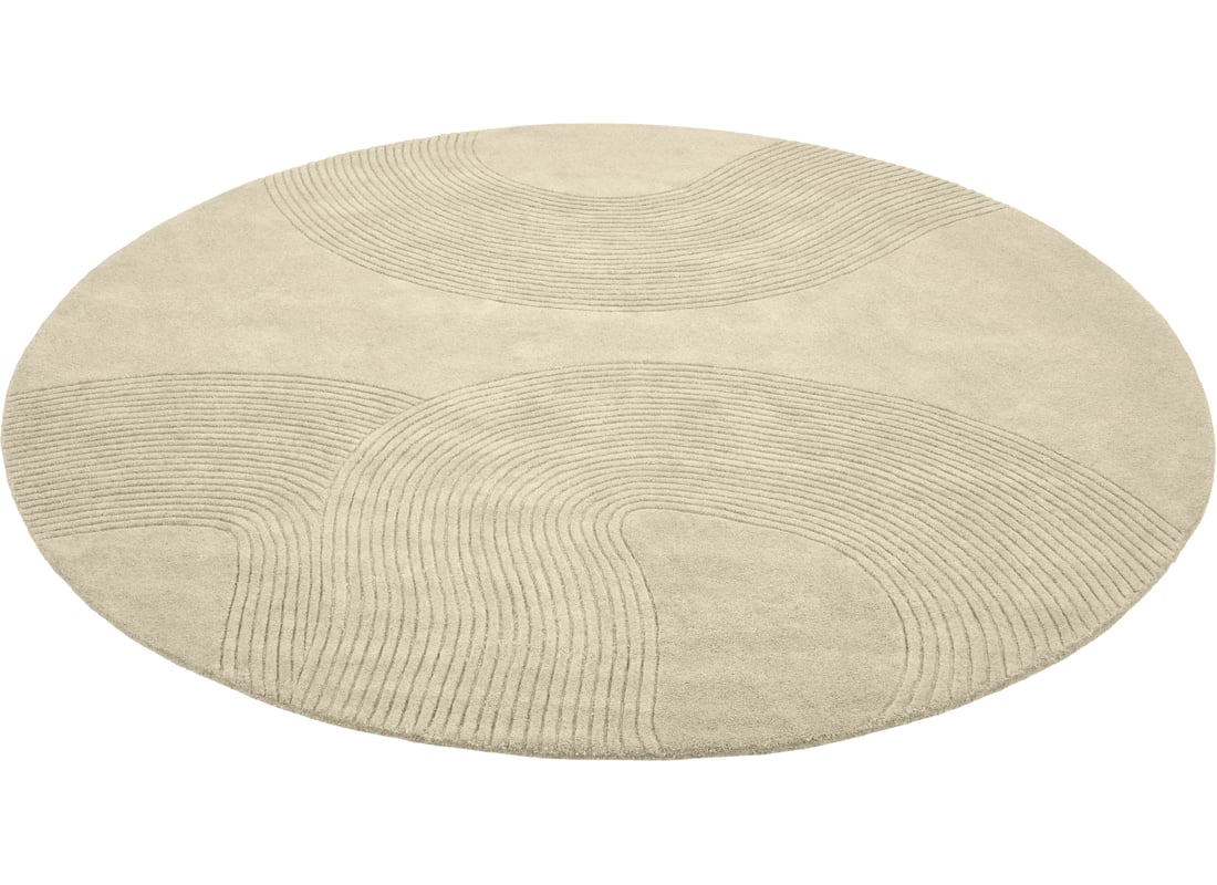 Bolia Covor Zen Decorativ - Rotund Crem 200×1,70 cm 2