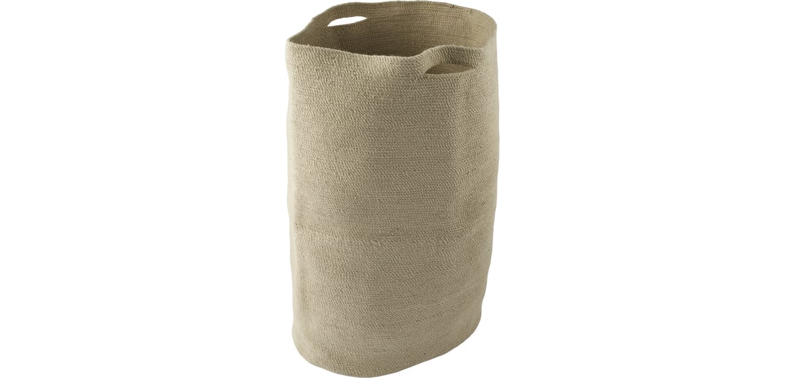 Bolia Coș de Rufe Ribbed 46×30×H68 cm | Poliester Post-consum Reciclat