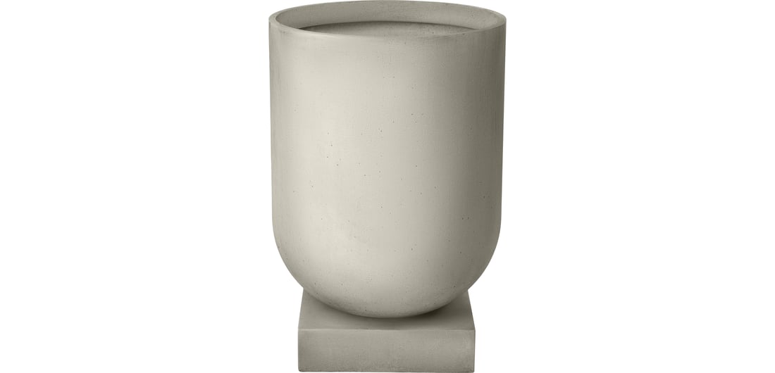 Bolia Ghiveci Podium Ø50×H73 cm Fibrociment Gri 1