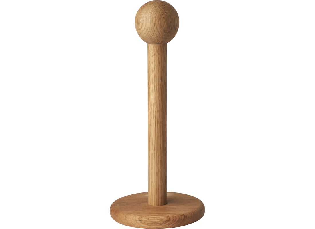 Bolia Suport pentru Rulă de Bucătărie Pit Material din Lemn de Stejar Masiv Uleiat 2