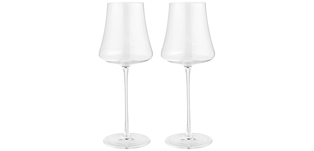 Bolia Pahare Vin Alb Silhouette - Set 2 Cristal Transparent Lățime 9,20 cm Înălțime 24 cm 1